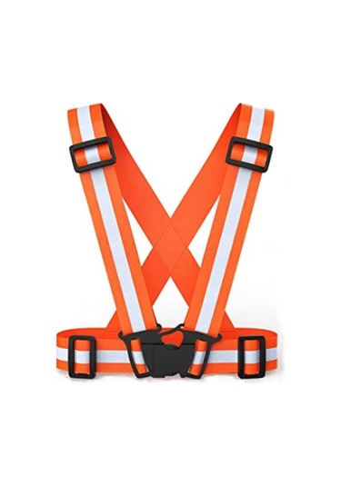 Hunsafety Yüksek Görünürlüklü Reflektörlü Ayarlanbilir Pratik Ikaz Yeleği