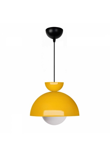 Homing Nuuq Camlı Metal Sarkıt 241337 SARI