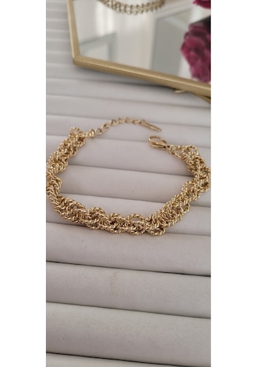 Vıp 14k Sarmaşık Bileklik Altın
