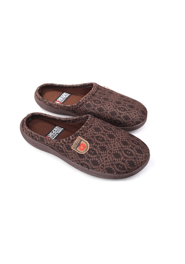 Gezer 15143 Erkek Günlük Kışlık Halı Misafir Terliği Kahve