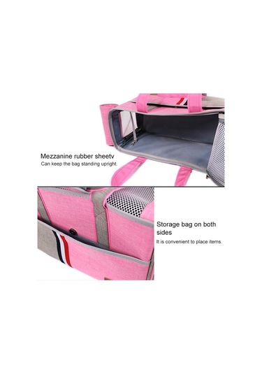 Fochsia Dodopet Açık Oxford Kumaş Kedi Köpek Evcil Hayvan Taşıyıcı Çanta, Boyut: 43 X 19 X 26cm Gök M