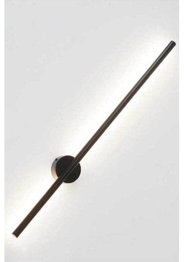 Siyah Led Aplik Tekli Duvar Apliği Salon Koridor Otel Restoran Dekoratif Aplik Siyah