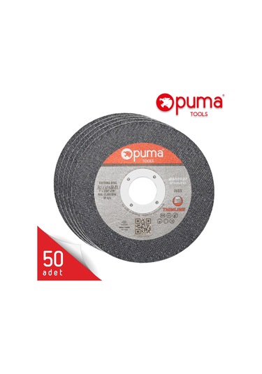 Puma Tools İnox Kesici Taş 125x1.0x22.23 Mm 50 Adet