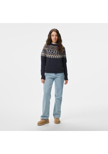 Napapijri D-ubaye W Bayan Sweat Np0a4ı8w1761 Lacivert