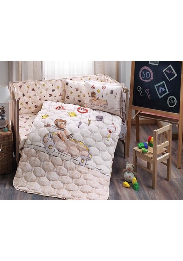 Taç Bebek Uyku Seti Driver Bej