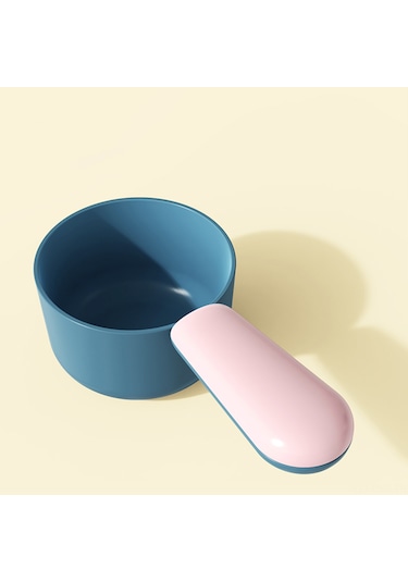 Samdoo 100g Kapasiteli Plastik Evcil Hayvan Yemek Ölçme Kaşığı - Kedi Köpek Yemi Ölçer, Mutfak Ve Pişirme İçin Uygun, Ergonomik Kolu Mavi