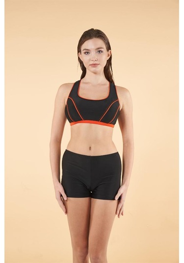 Estiva Free-set Büstiyerli Şortlu Bikini Takım Siyah