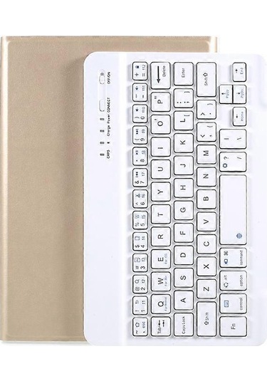 İpad Mini / Mini 2 / Mini 3 İle Uyumlu Deri Standlı Çıkarılabilir Bluetooth Klavye