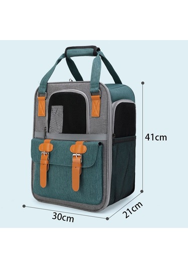 Cbtx Açık Taşınabilir Omuz Evcil Hayvan Sırt Çantası El Katlanabilir Nefes Alabilir Kedi Çantası Stil 6 Turuncu