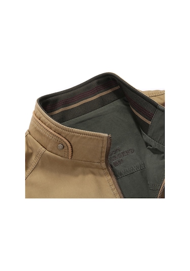 Yeşil Erkek Yelek Doğa Sporları Ters Çevrilebilir Yelekler Yeşil