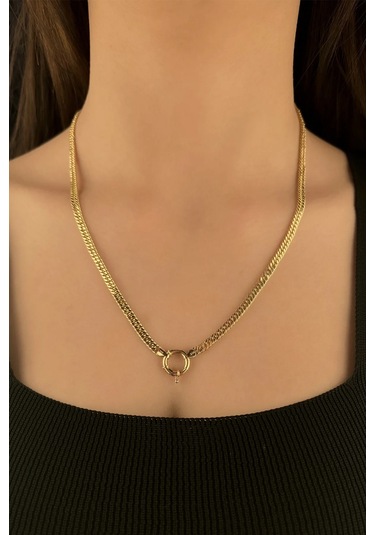 Fiyonk Kuyumculuk 14 Ayar Altın Sık Gurmet 4mm Kalınlık 001