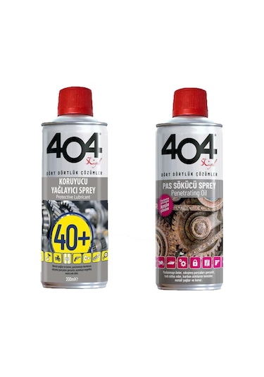 404 Pas Sökücü ve Koruyucu Yağlayıcı Set