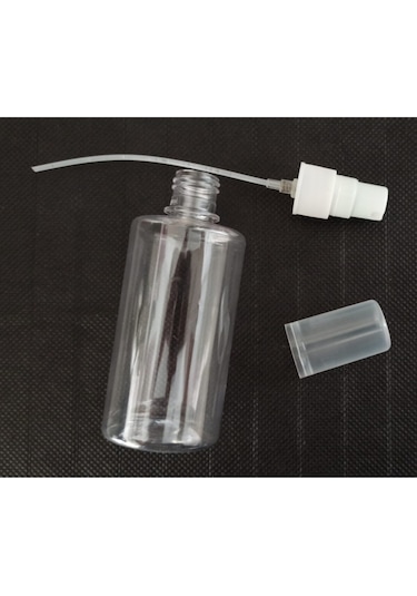 Güvenç Ambalaj 50 Adet 100 Ml Sprey Başlıklı Kolonya Parfüm Dezenfektan Şişesi