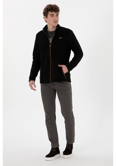 U.s. Polo Assn. Erkek Siyah Hırka Örme 50290594-vr046 Siyah