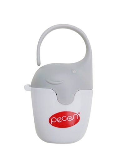 Qingmipy Beyaz Bebek Emzik Saklama Kutusu, Taşınabilir, Toz Geçirmez, Askılı, Pp Malzeme, 13.5x8cm Boyutunda, Pratik Ve Fonksiyonel.