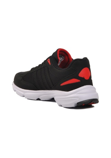 Siyah Beyaz Fileli Hafif Unisex Spor Ayakkabı Disc G Siyah-beyaz Beyaz