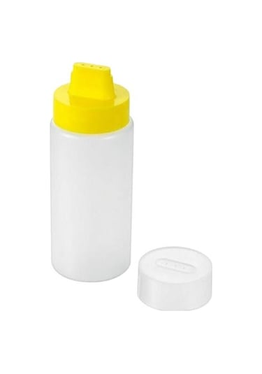 Sarı 300 Ml 4 Delikli Yağ Sosu Sıkıştırın Baharat Kavanoz Mutfak Depolama Şişe Pişirme Aracı