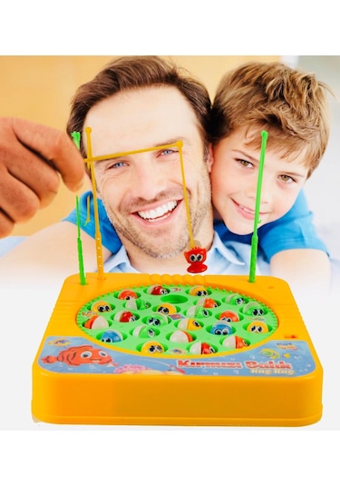 Balık Tutma Oyunu 24 Balık 4 Oltalı Müzikli Kırmızı Balık Oyunu