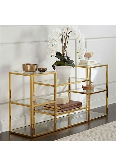 Janet Gold Metal Dresuar Gold