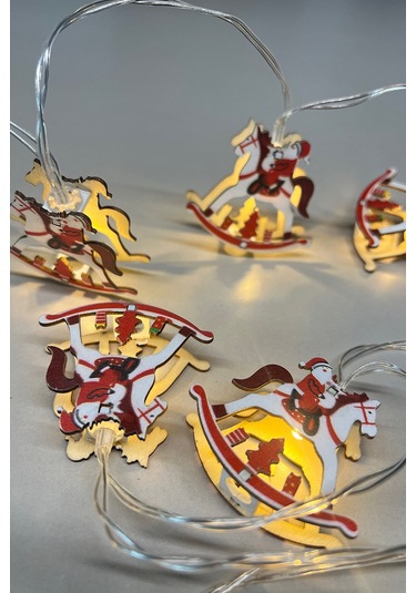 Kızaklı At Yılbaşı Led Işık Gün Işığı