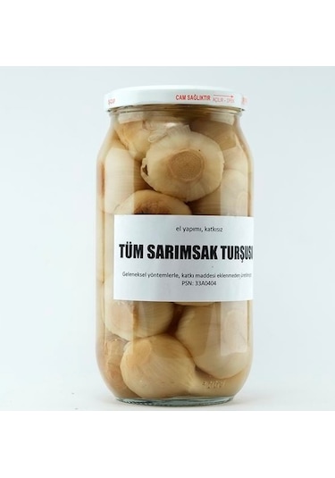 Silifke Sepeti Tüm Sarımsak Turşusu 1200 G