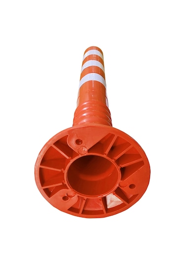 Delinatör Otopark Trafik Delinatörü Yol Şerit Ayırıcı Delinatör 75 Cm İmalatı Sert Plastiktir