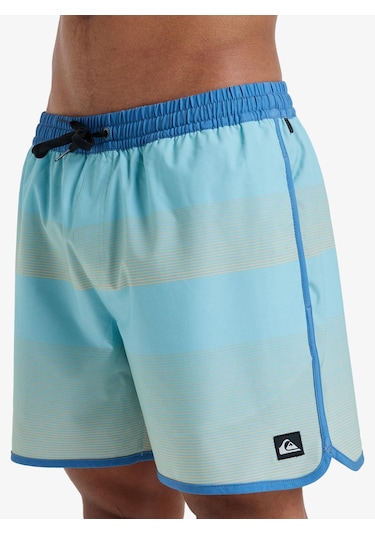 Quiksilver Surfsilk Scallop Volley 16 Erkek Deniz Şortu-29814 Mavi