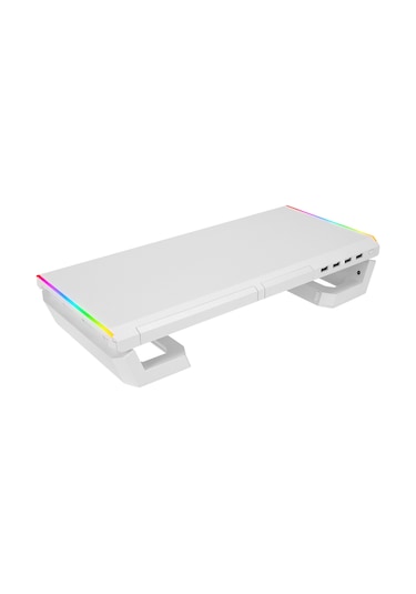 Everest ST1 4 USB Hub RGB Işıklı Katlanabilir Monitör Yükseltici Stand