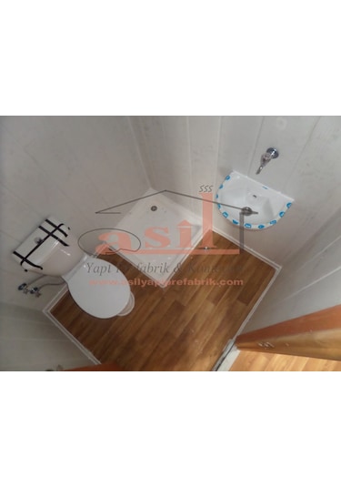 21M² 1+1 Çatı+Verandalı Dış Sac İç Pvc Kaplamalı Konut Konteyner