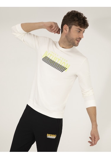 Pierre Cardin Erkek Ekru Sweatshirt 50262638-vr019 Ekru
