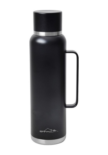 NURGAZ Campout Çift Katmanlı Termos Siyah 1500 ml (NG 164)