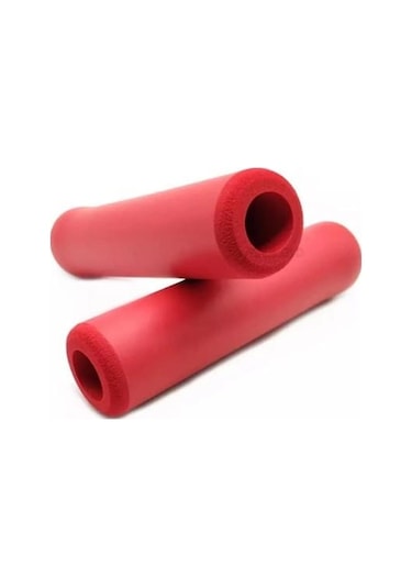 Avants Silikon Kaymaz Bisiklet Elciği Sünger, Ergonomik Bisiklet Elcik Kırmızı - Sarı - Siyah