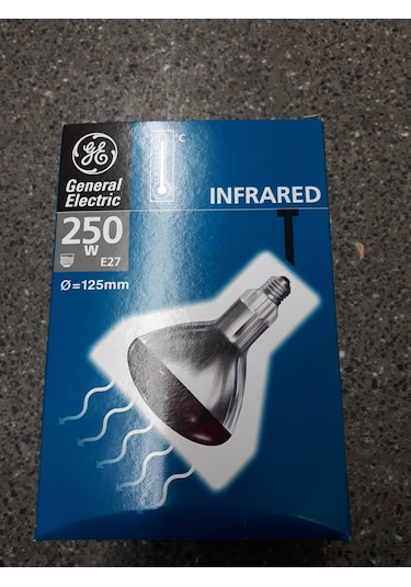 Infrared Ampul Isıtıcı Lamba 250 Wat
