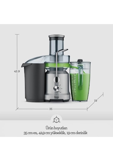 Sage Bje430 Sıl 1250 W Katı Meyve Sıkacağı Teşhir