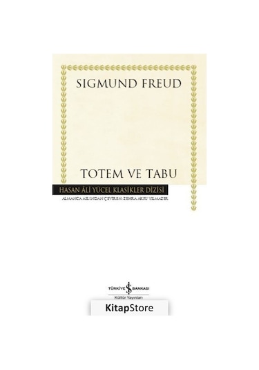 Kitapstore Totem Ve Tabu (Karton Kapak) - Sigmund Freud