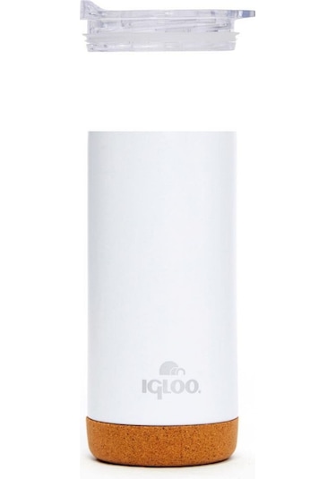 Çelik Mug Termos - Igloo - Cork - 500ml - Beyaz - 205695 Çok Renkli