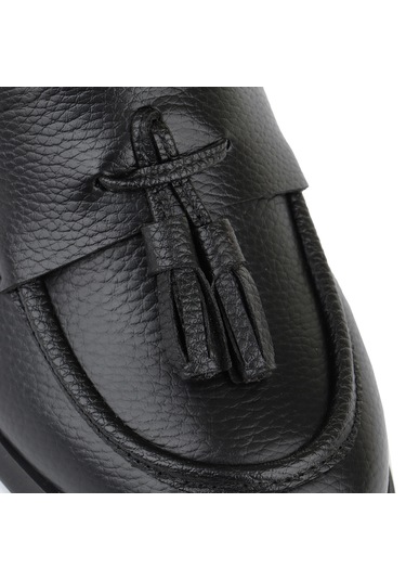 Pierre Cardin 54276 Kare Topuklu Loafer Kadın Ayakkabı 867800000643 01 Siyah