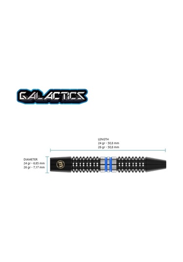 Winmau Galactics %90 Tungsten Çelik Uçlu Dart Oku
