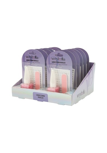 Vrb48000 Very Bella - Unicorn Tırnak Seti Oje+kağıt Törpü