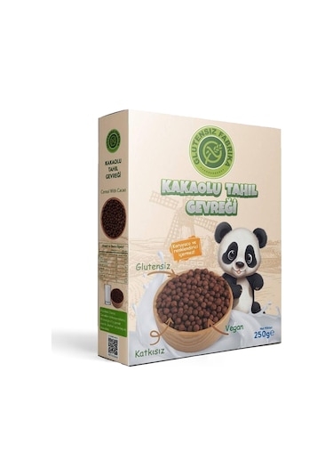Glutensiz Fabrika Glutensiz Kakaolu Tahıl Gevreği 250 G