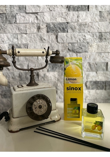 Sinox Bambu Çubuklu Limon Oda Ofis Banyo Kokusu 120 ML