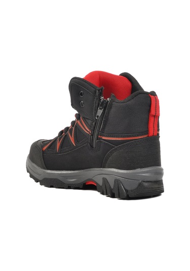 Aspor Siyah Kırmızı Unisex Çocuk Outdoor Bot Çok Renkli