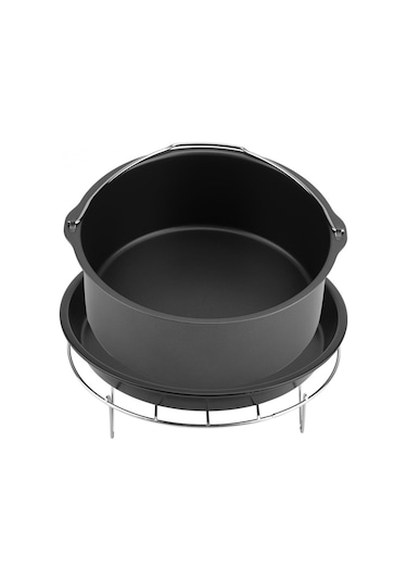 Sones 5'i 1 Arada Fritöz Aksesuar Seti Çok İşlevli Hava Fritözü Seti Izgara Pizza Tavası Beş Parçalı Set