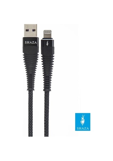 Shaza iOS Uyumlu İphone Lightning 5A 100 W Örgülü Hızlı Şarj Ve Data (532377716)