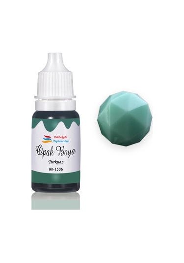 Epoksi Reçine Opak Boya Pigment Opak Epoksi Boyası 20 Ml Turkuaz - 1306