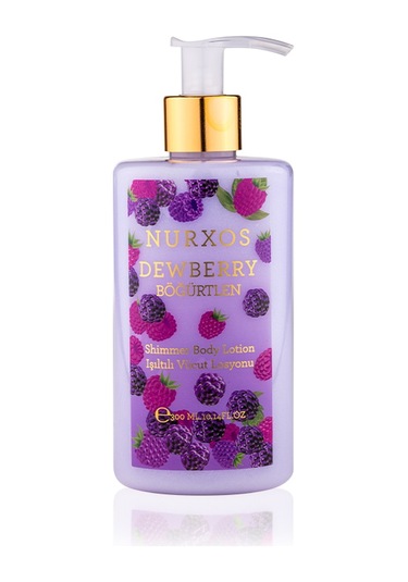 Nurxos 9889 Dewberry Böğürtlen Hediyelik Kutulu 3'lü Set Vücut Spreyi & Losyon & Duş Jeli
