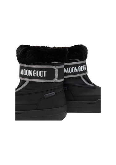 N001 Black Bot Kız Çocuk 80d3440030-n001 Moon Bootmb Jr Park Strap Siyah