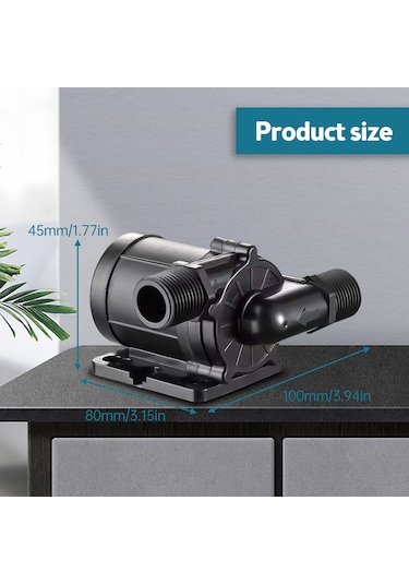 Vkemall 12v 30w Dc Süper Şarj Pompası - 12m Yükseklik, 700l/h Debi, Ip68 Koruma, Seramik Eksenli, Fırça Yok, Mutfak Makinesi/su Sistemi Uyumlu