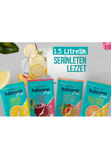 Şekeroğlu Halogen Meyveli Toz İçecek 4'lü