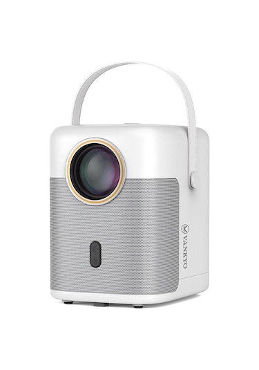 Vankyo H300A AndroidTV 4K Destekli AutoFocus+AutoKeystone 6G Wi-Fi+5.2BT Beyaz Projeksiyon Cihazı